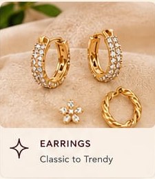 Classic gold-tone earrings